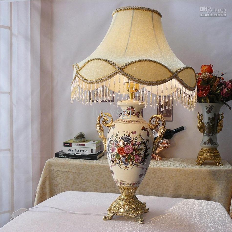 antique style bedside lamps